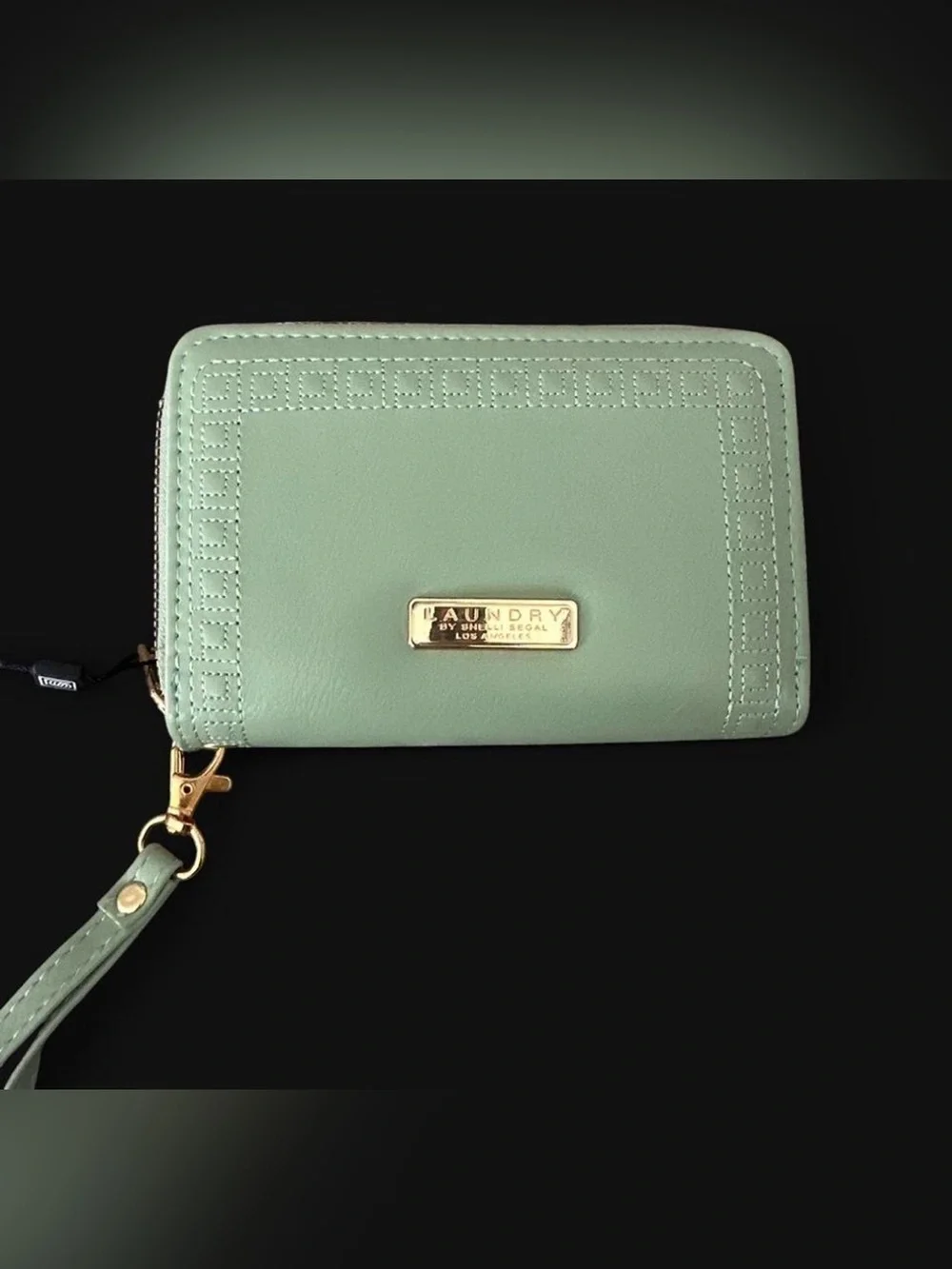 Laundry Shelli Segal Wallet Wristlet Double Zip New